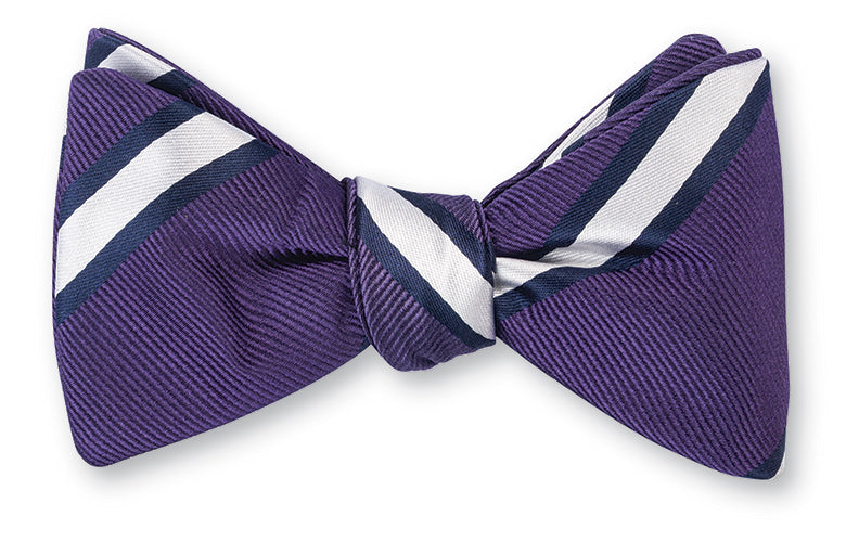 purple bow tie