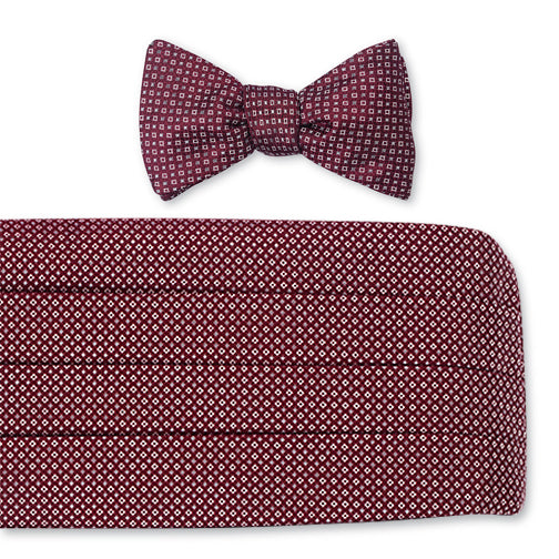 burgundy cummerbund