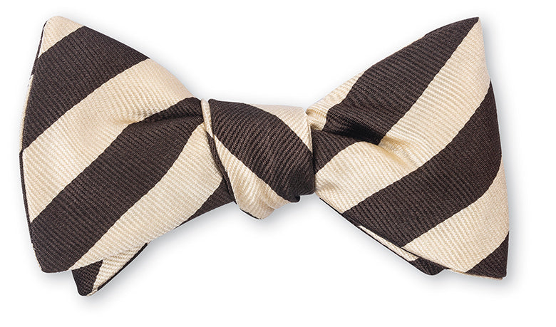 stripe bow tie