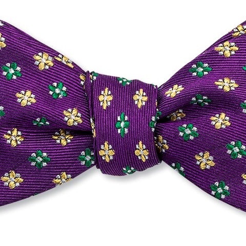mardi gras bow tie