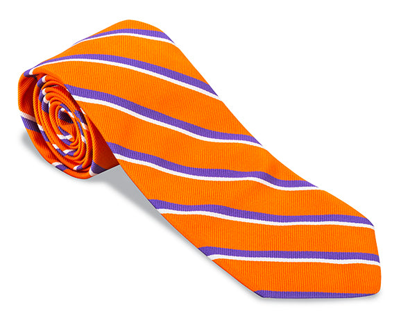 orange necktie