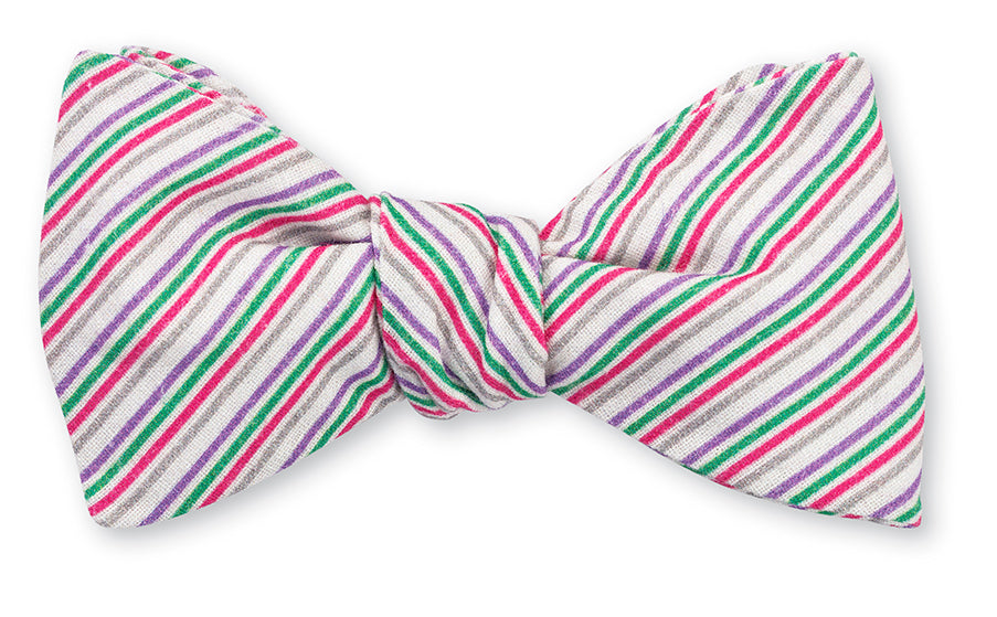 stripe bow tie