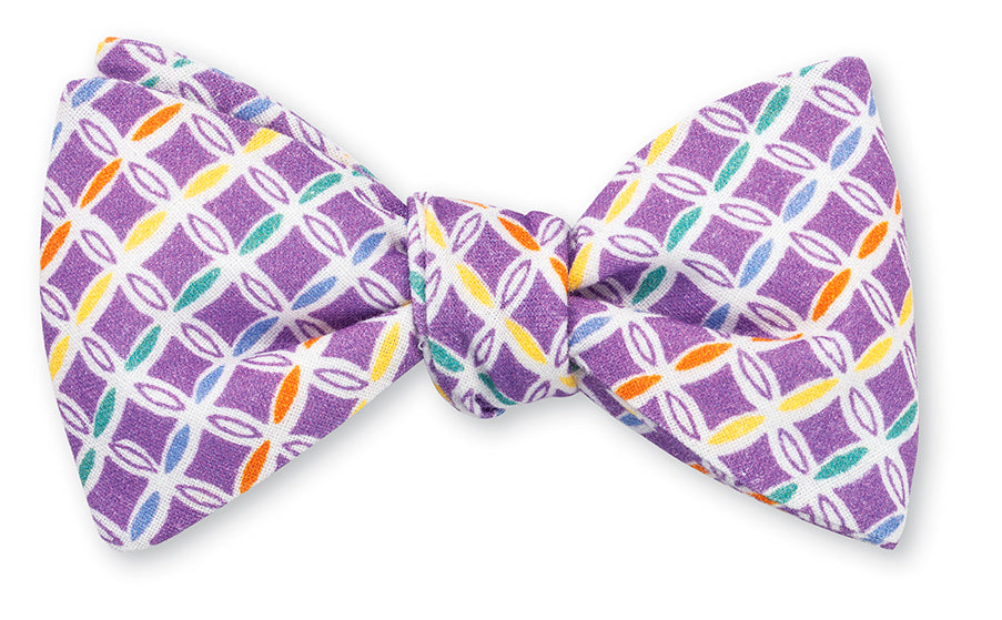 purple bow tie
