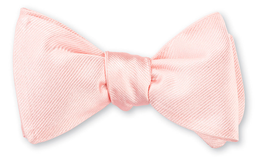 pale pink bow tie