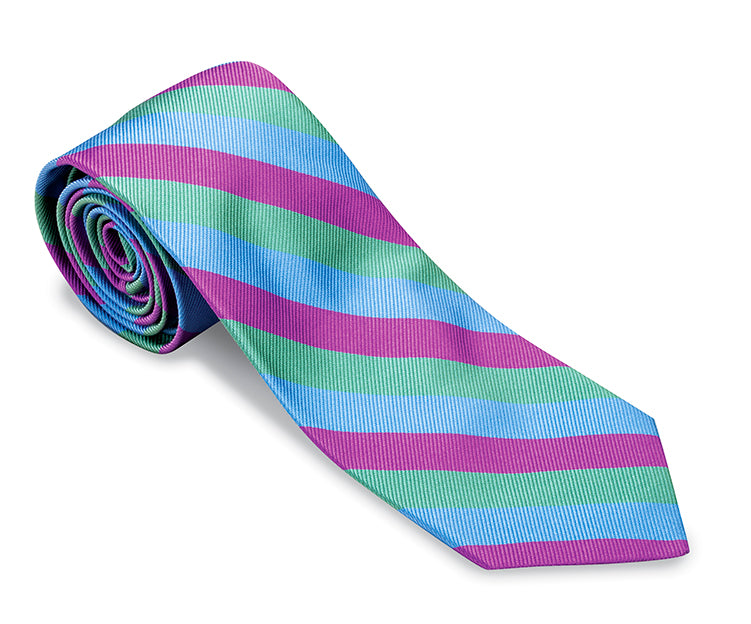stripe necktie