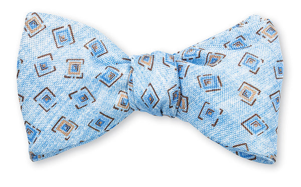 blue bow tie