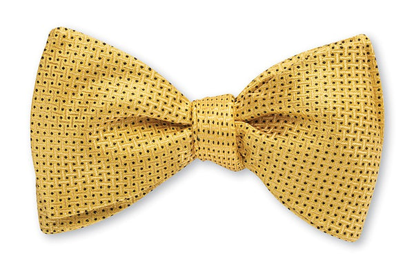 gold bow tie