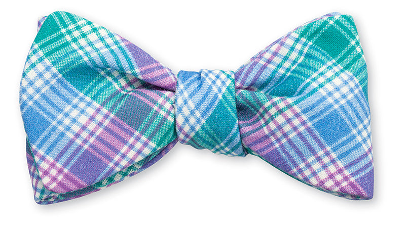 plaid bow tie