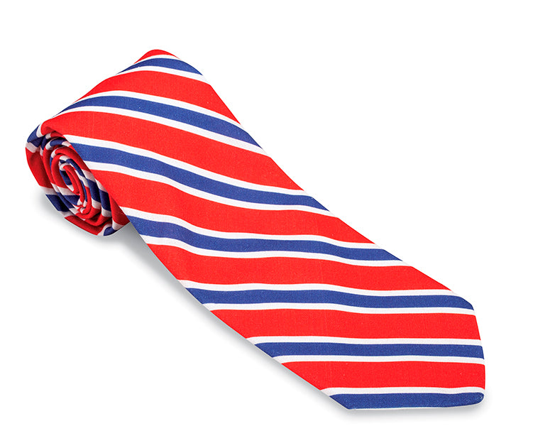 stripe necktie