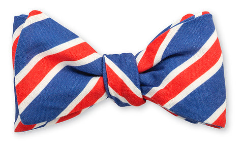 stripe bow tie