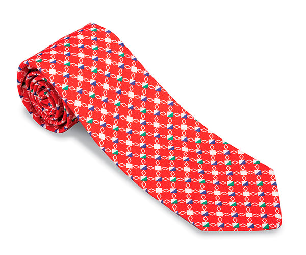 coral necktie