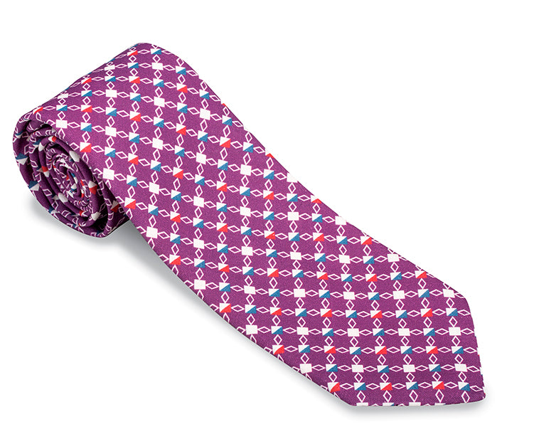purple tie