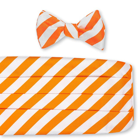 stripe cummerbund set