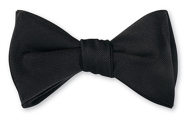 Formal Black Faille Bow Tie - B599 | R. Hanauer Bow Ties