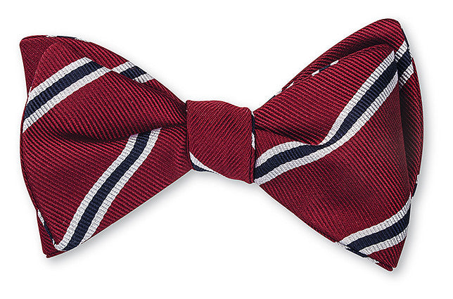 Old Cholmelians Striped Bow Tie