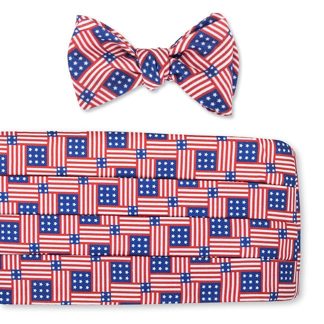 patriotic cummerbund set